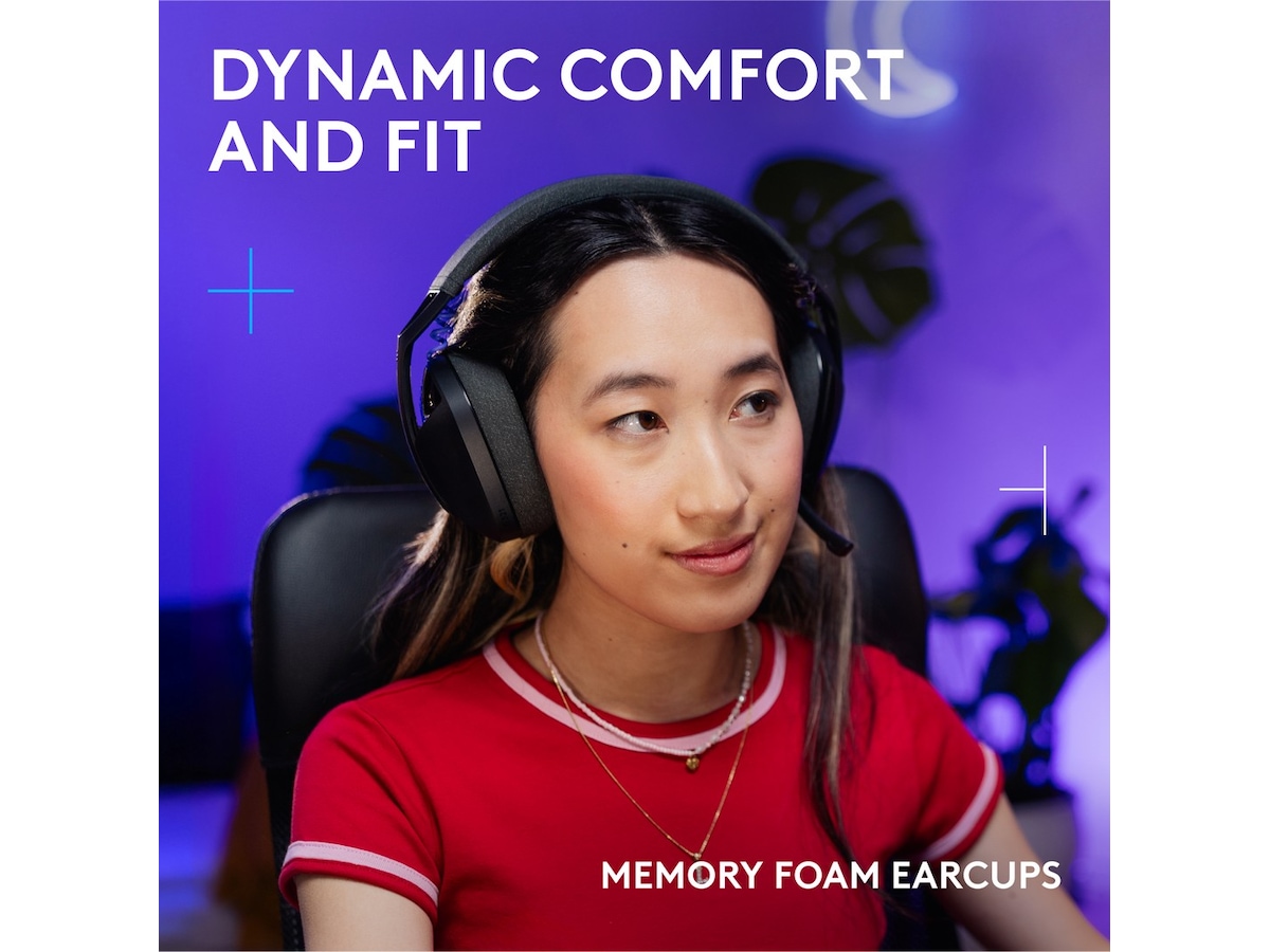 Logitech G321 Lightspeed trådløst gamingheadset (svart) Gaming headset