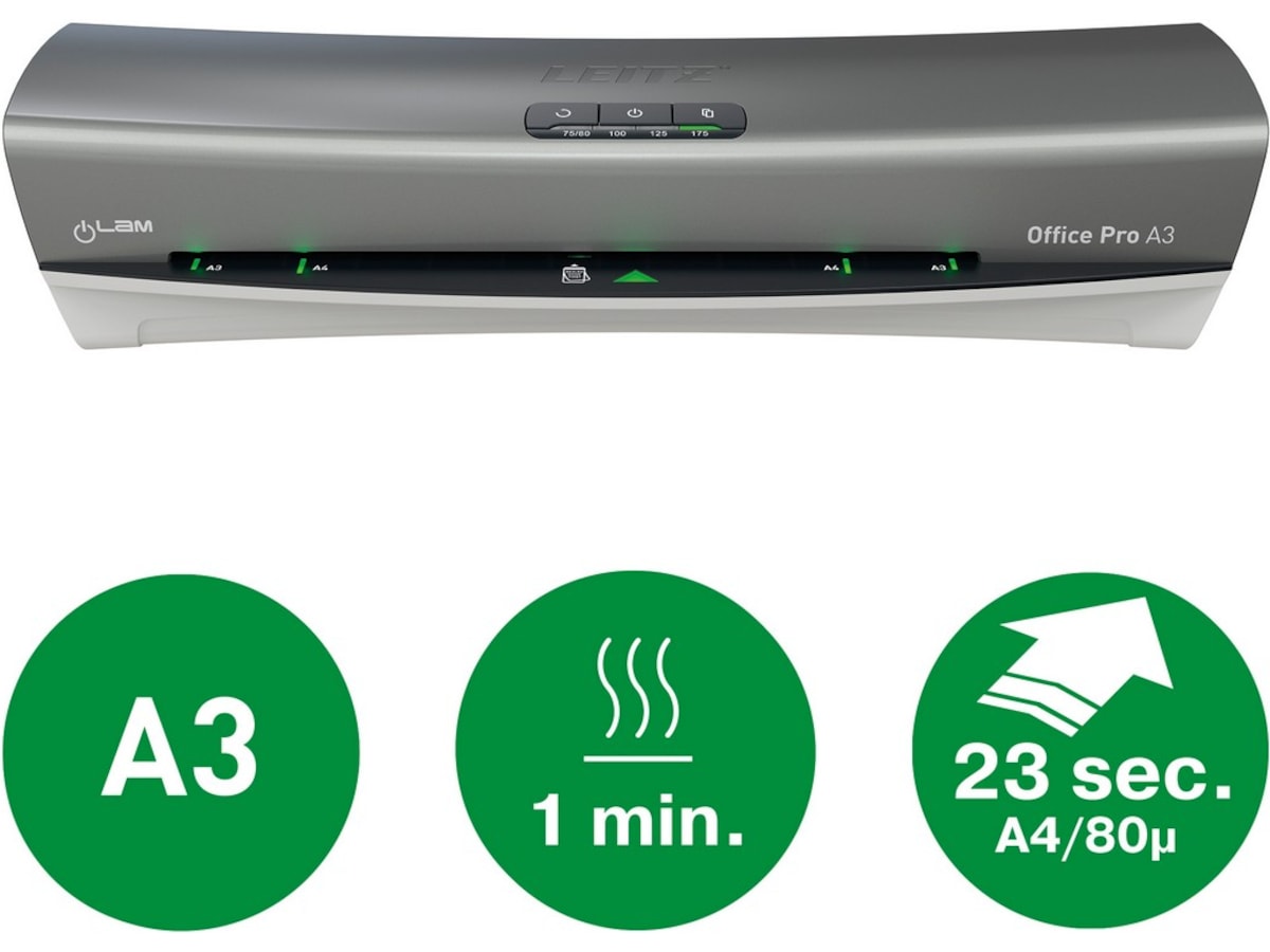 Leitz lamineringsmaskin iLAM Office Pro A3 Lamineringsmaskiner