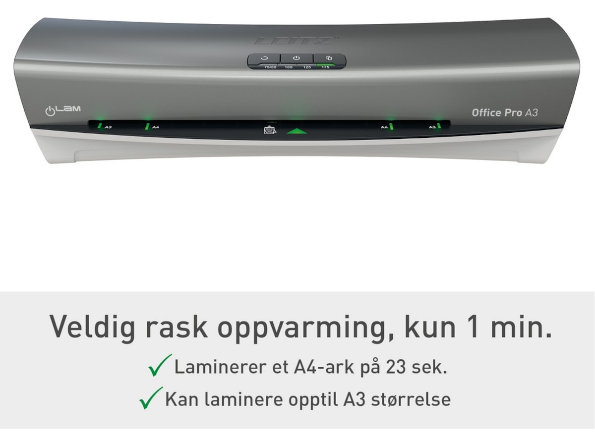 Leitz lamineringsmaskin iLAM Office Pro A3 Lamineringsmaskiner