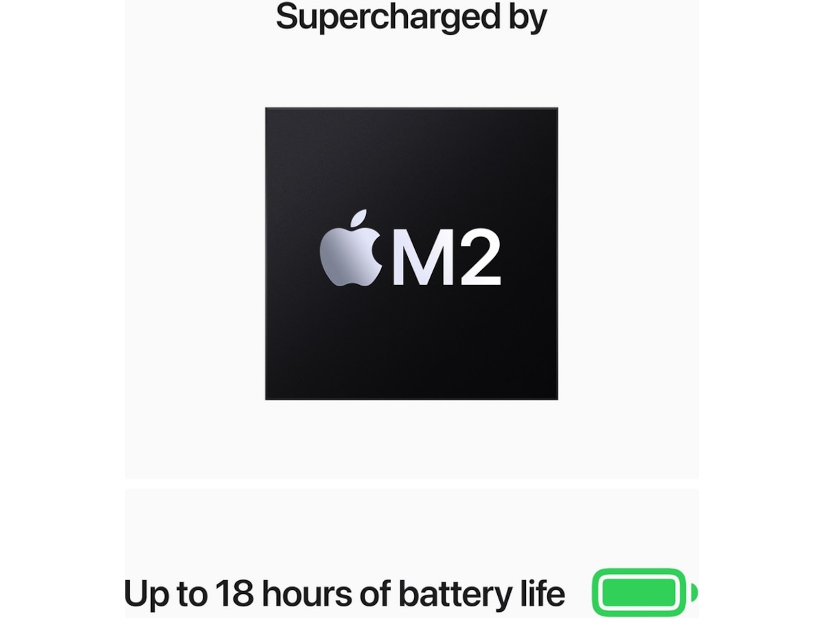 MacBook Air 13 (2022) 256GB (stellargrå) PC - Bærbar / laptop