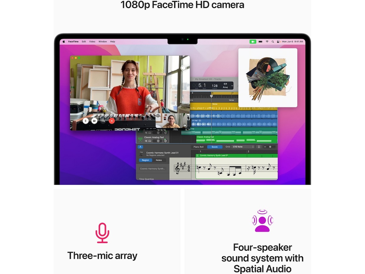 MacBook Air 13 (2022) 256GB (stellargrå) PC - Bærbar / laptop