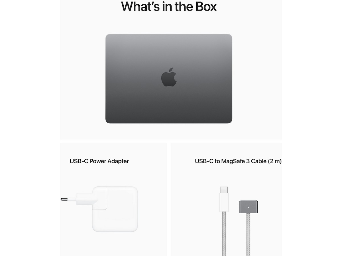 MacBook Air 13 (2022) 256GB (stellargrå) PC - Bærbar / laptop