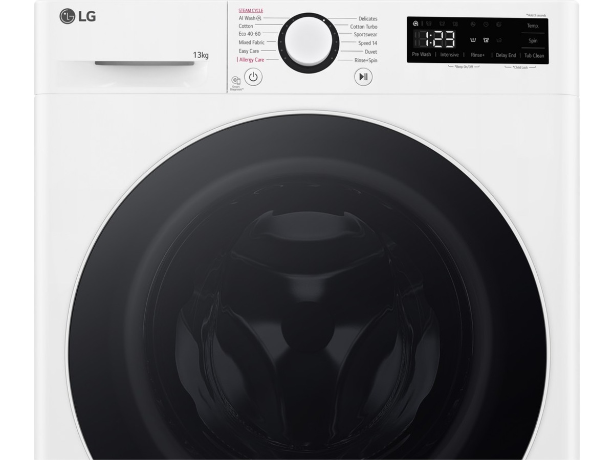 LG 13KG Vaskemaskin F4Y5LYP0W Vaskemaskin