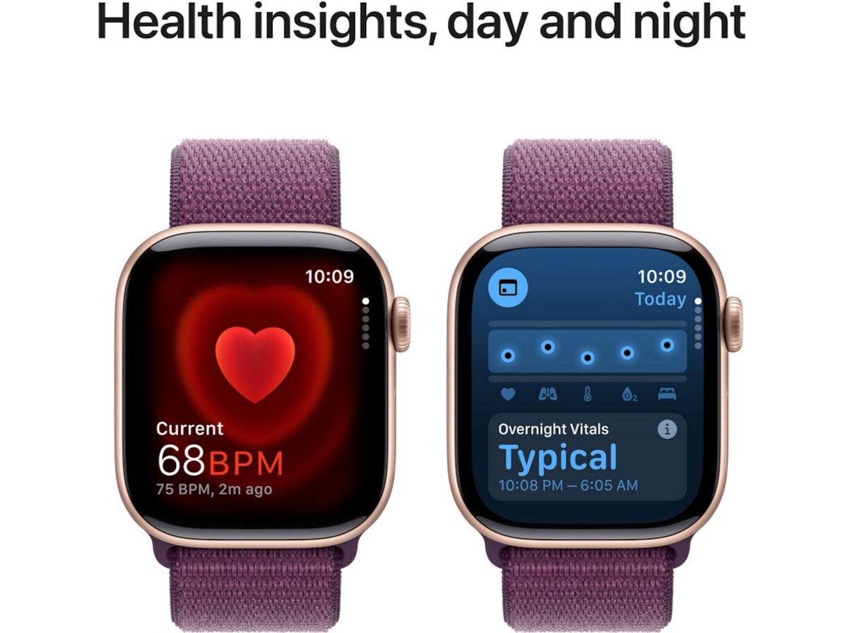 Apple Watch Series 10 GPS + LTE 42mm Aluminium (rosegull) Smartklokker