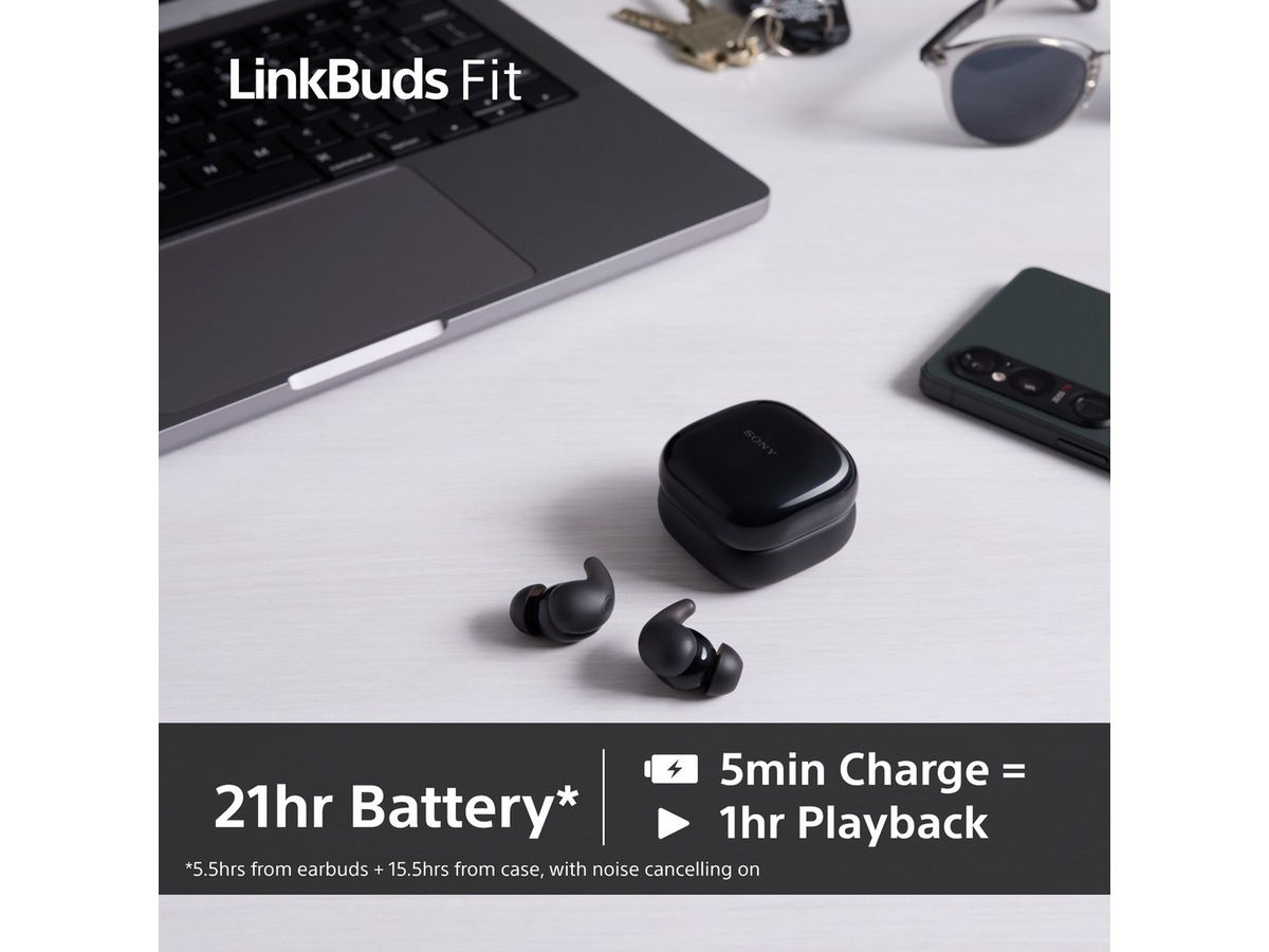 Sony Linkbuds Fit trådløse ørepropper, In-Ear (lilla) Ørepropper
