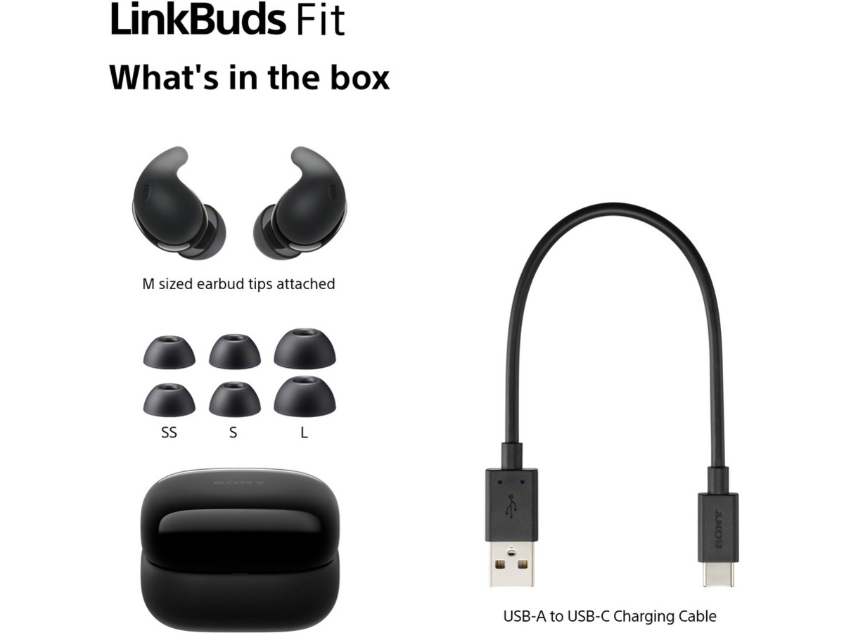 Sony Linkbuds Fit trådløse ørepropper, In-Ear (lilla) Ørepropper