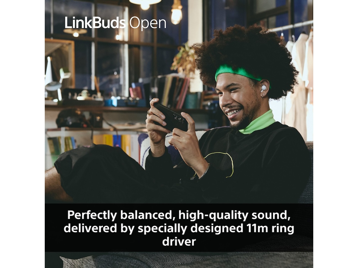 Sony Linkbuds Open True Wireless ørepropper (sort) Ørepropper