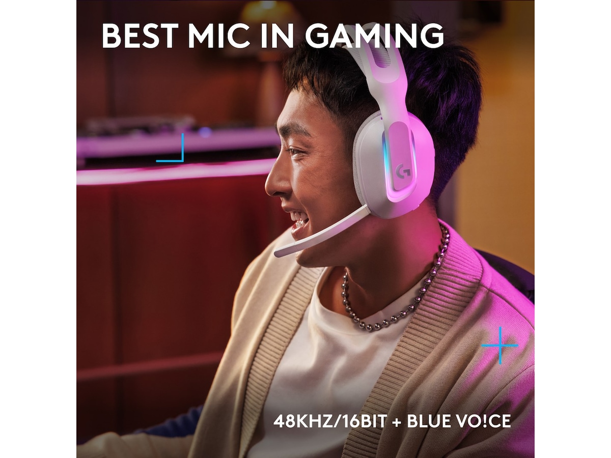 Logitech G522 Lightspeed Trådløst Gaming Headset (hvit) Gaming headset