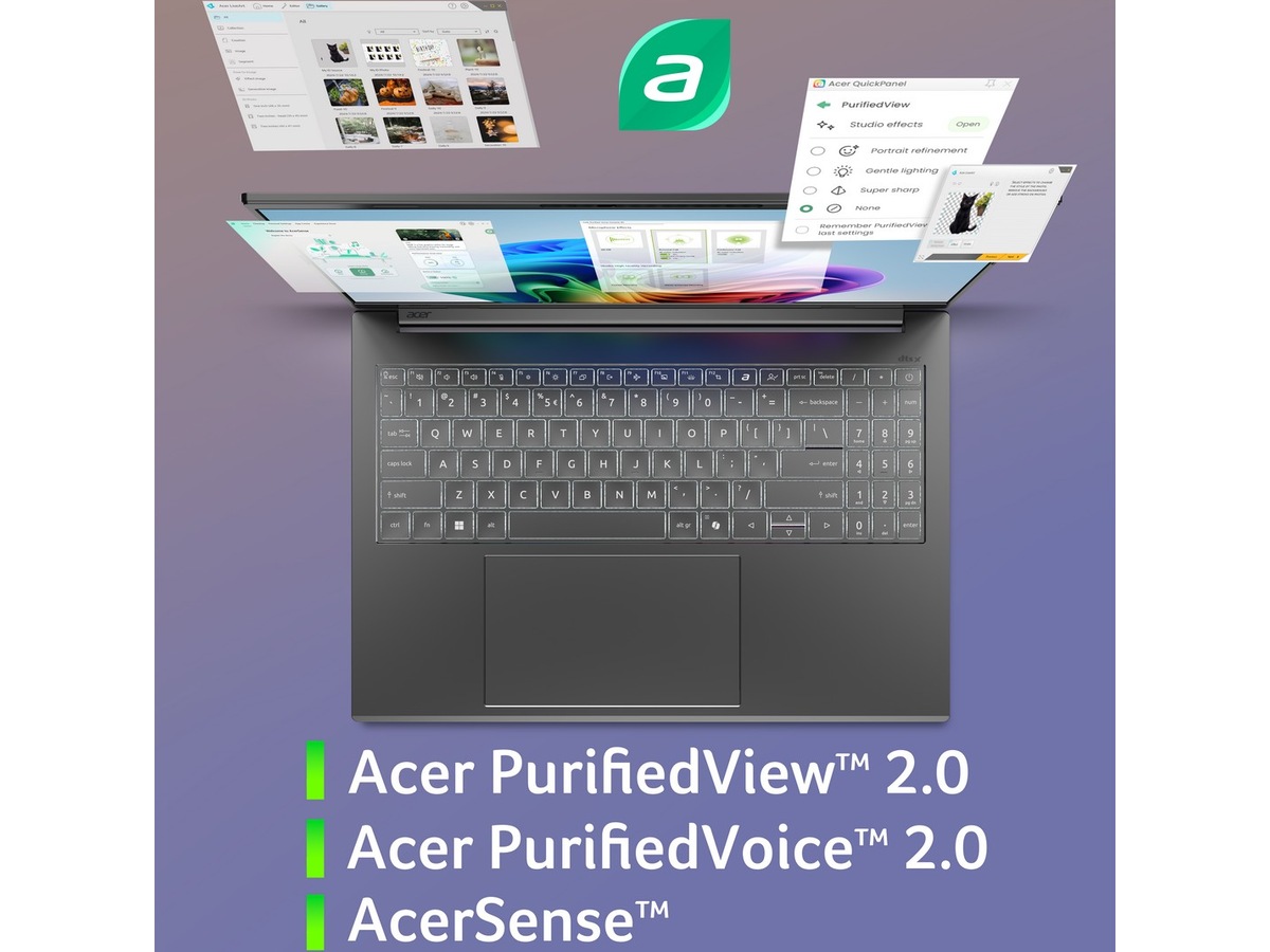Acer Aspire 16 AI 16" WUXGA PC - Bærbar / laptop