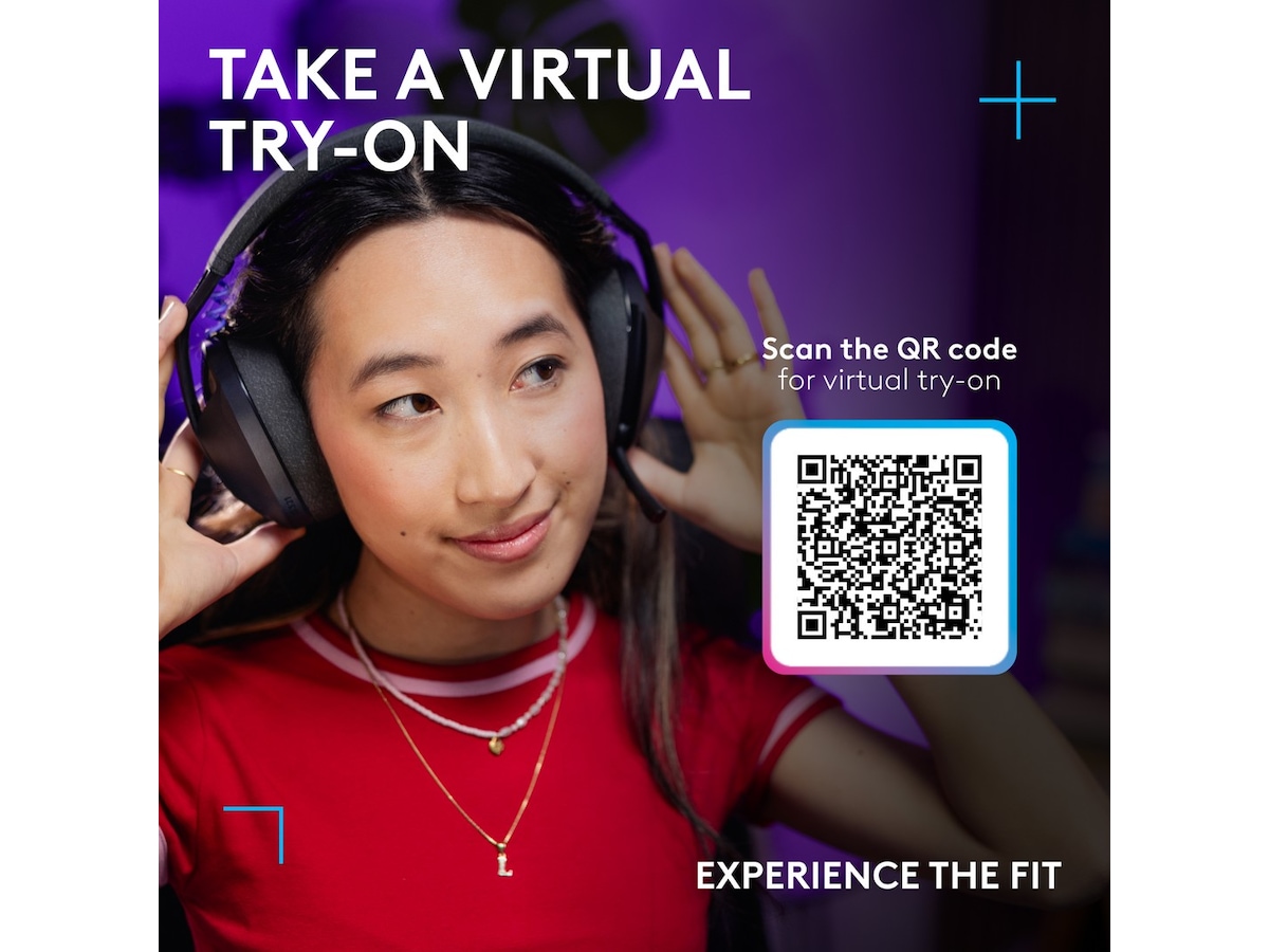 Logitech G321 Lightspeed trådløst gamingheadset (svart) Gaming headset