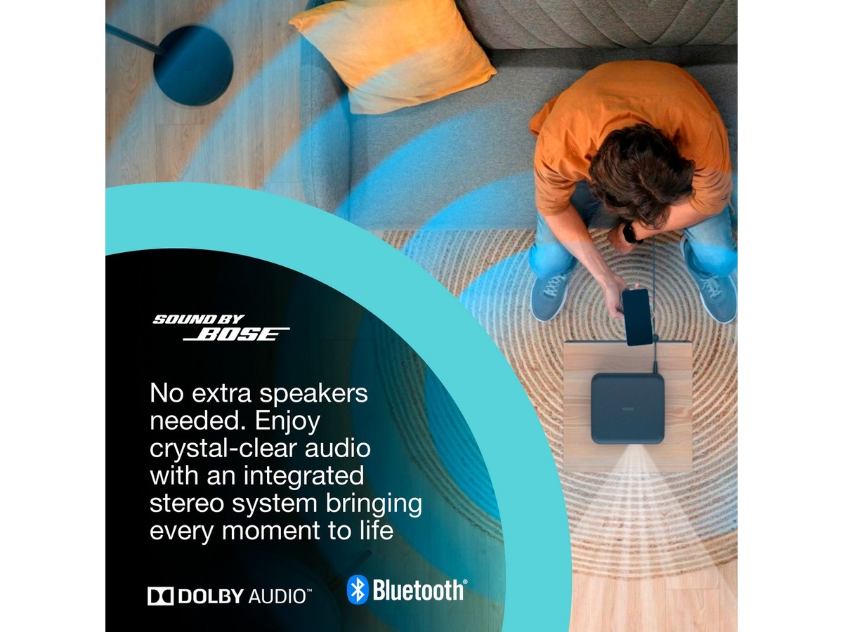 Epson Lifestudio Pop EF-62B 4K bærbar projektor (svart) Projektorer