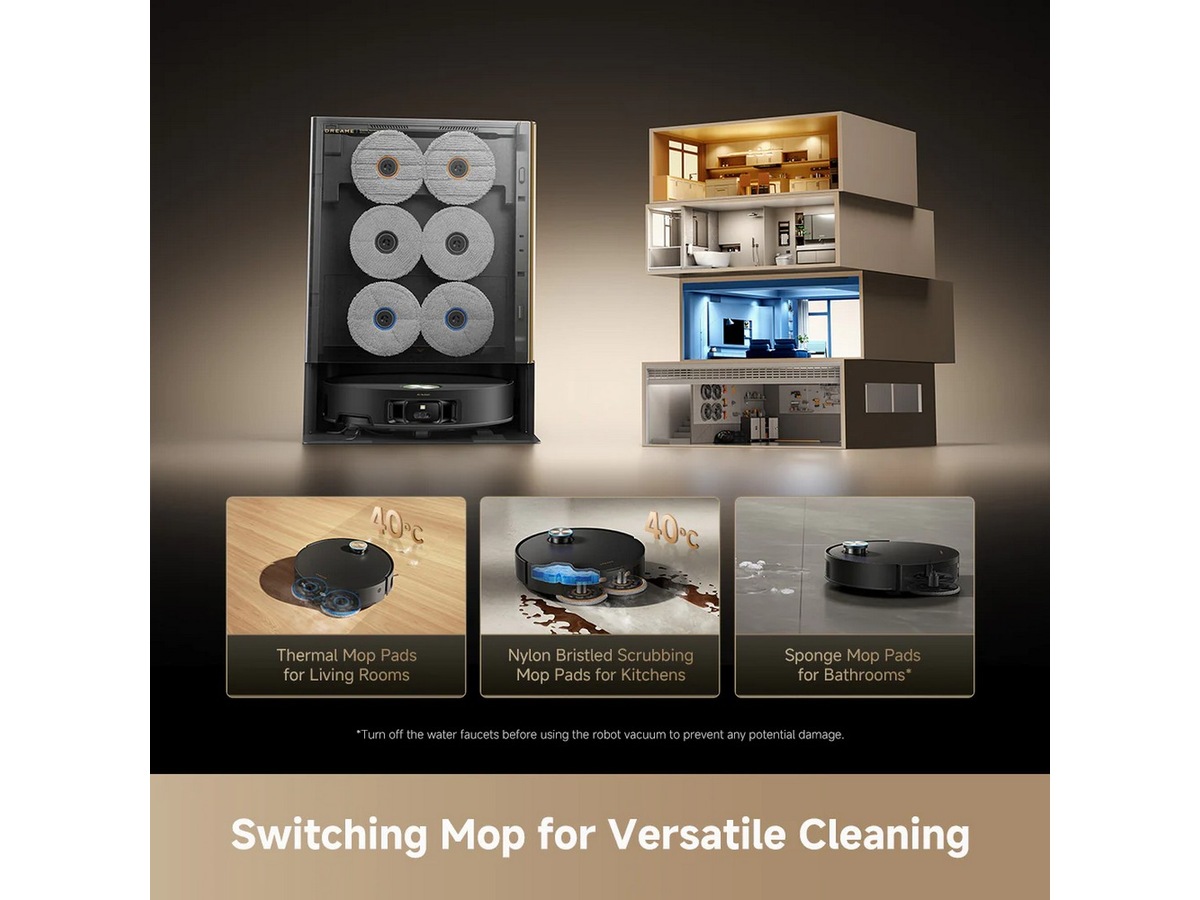 Dreame matrix 10 Ultra Robotstøvsuger  (sort) Robotstøvsugere