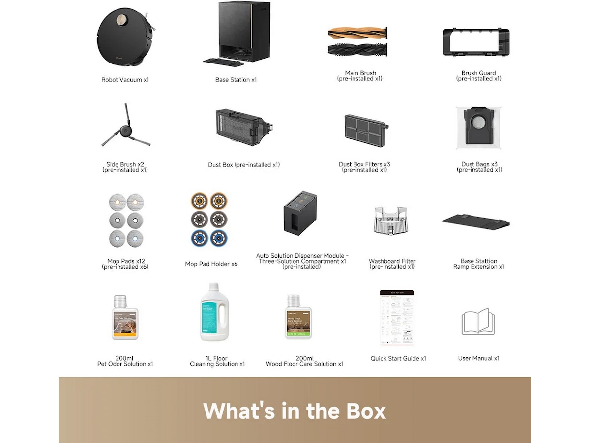 Dreame matrix 10 Ultra Robotstøvsuger  (sort) Robotstøvsugere