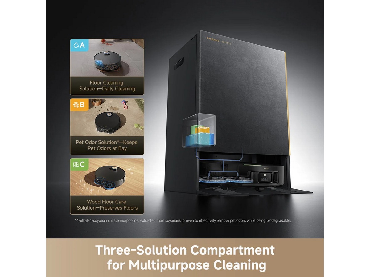 Dreame matrix 10 Ultra Robotstøvsuger  (sort) Robotstøvsugere