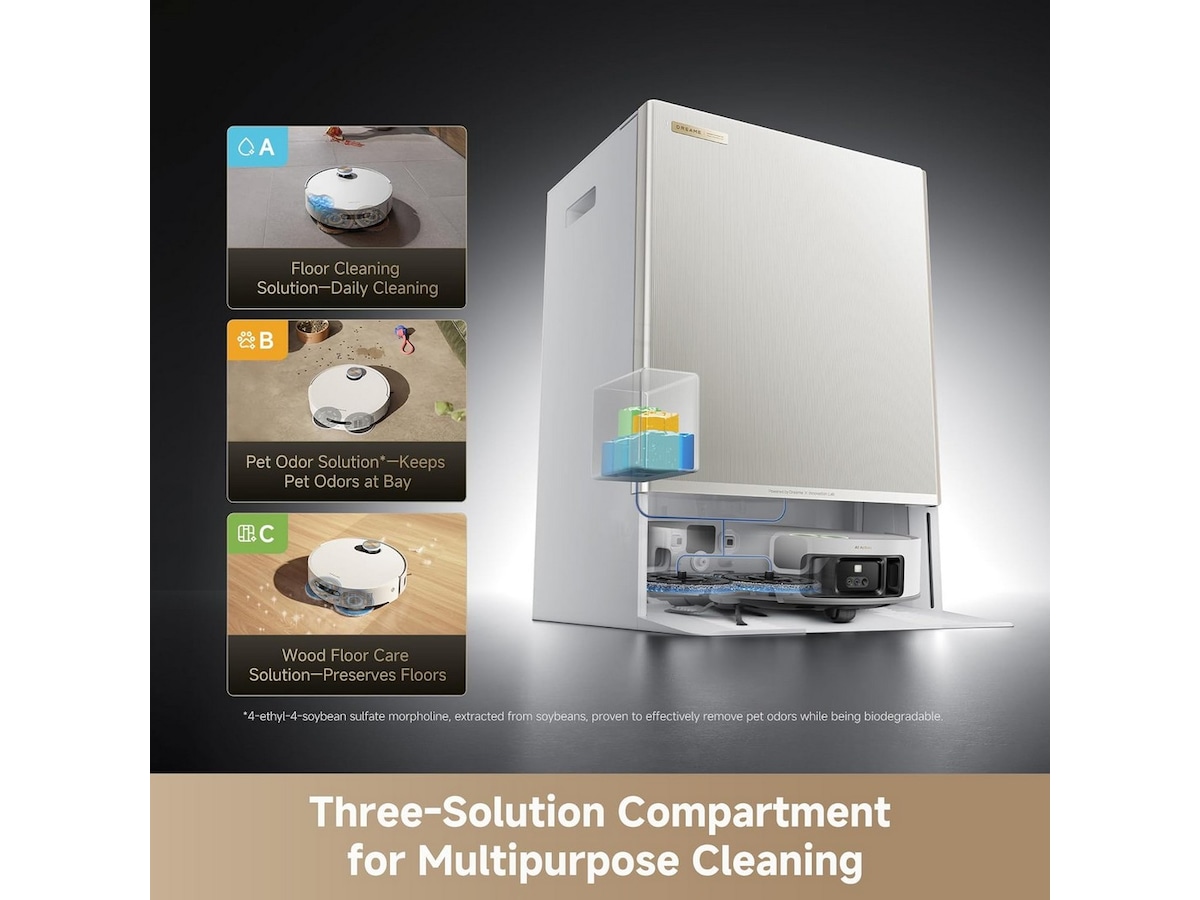 Dreame matrix 10 Ultra robotstøvsuger (hvit) Robotstøvsugere