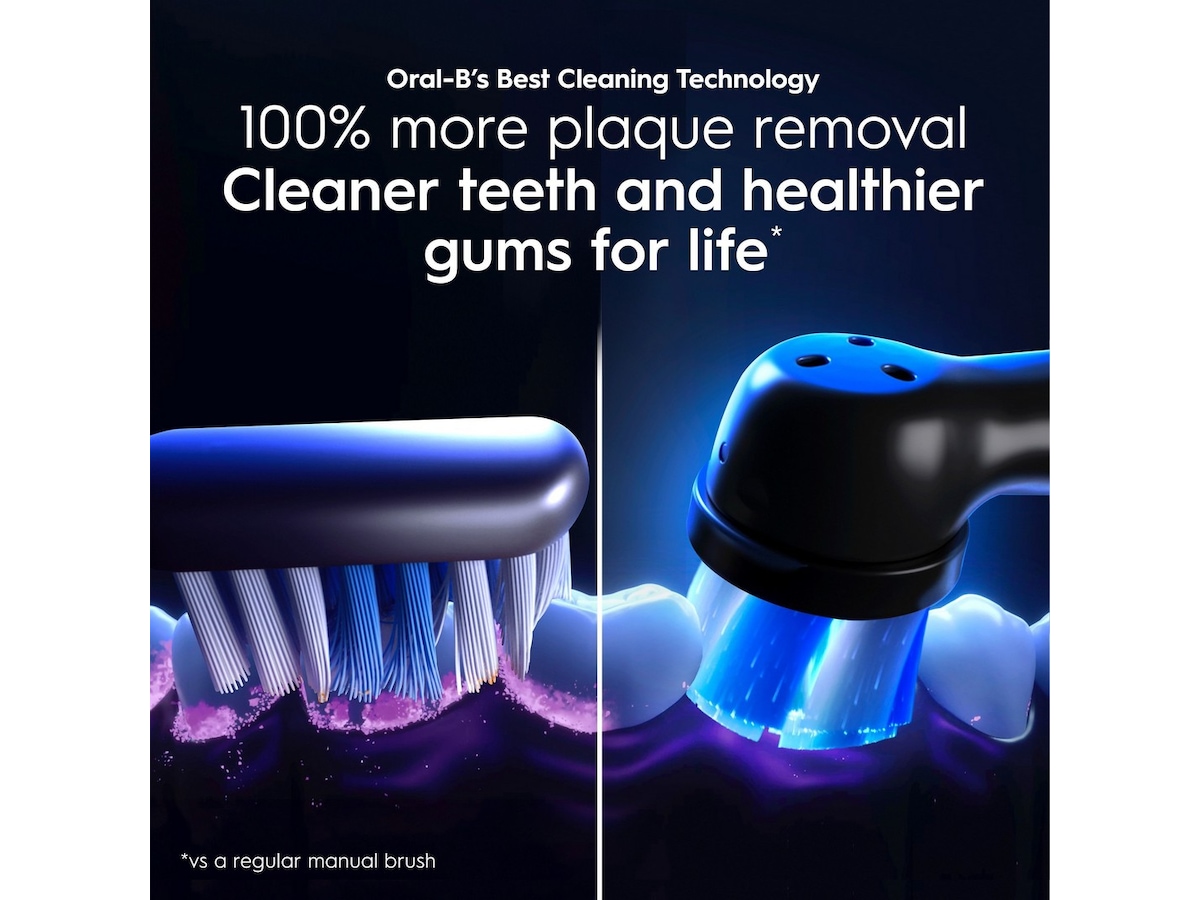 Oral-B iO10 elektrisk tannbørste (Lunar Gold) Tannbørstehoder