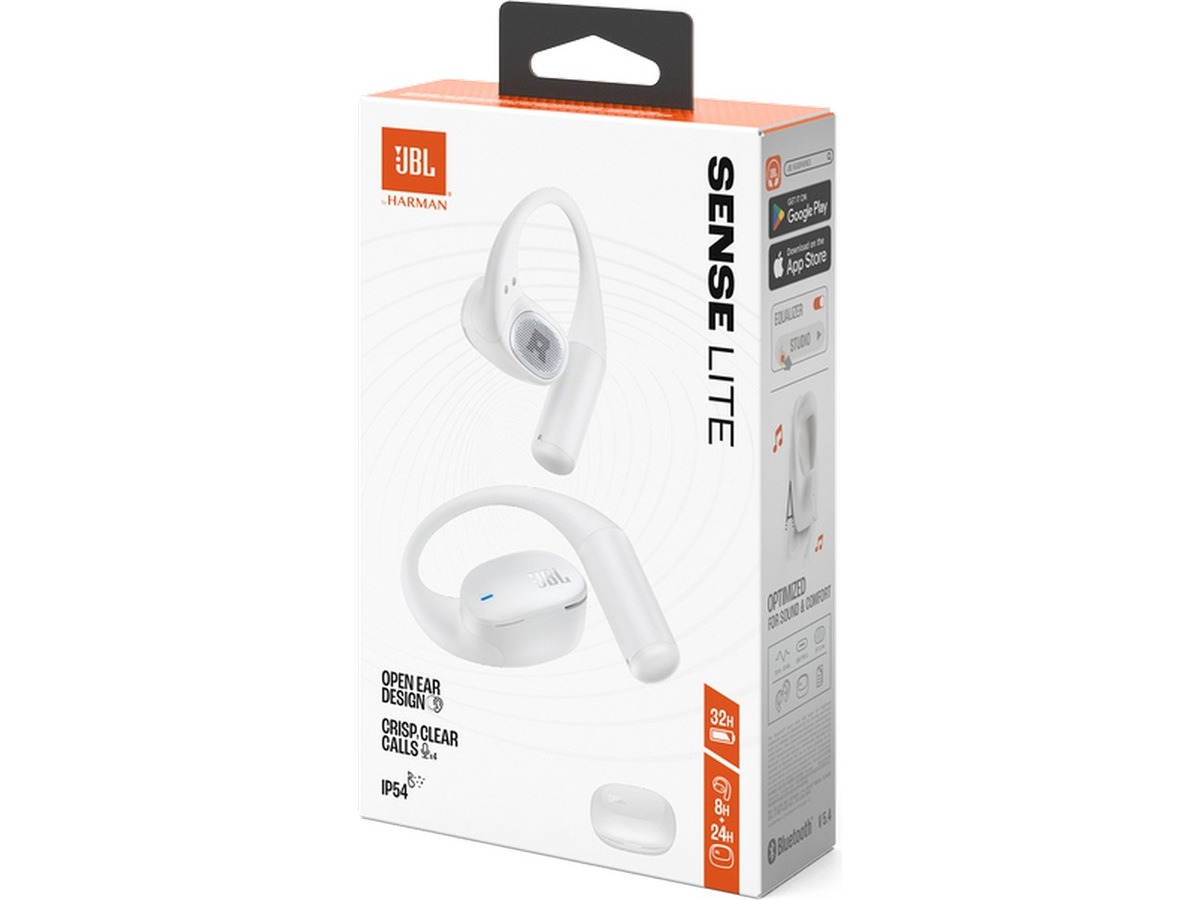 JBL Sense Lite Trådløse Ørepropper, Open-ear (hvit) Ørepropper