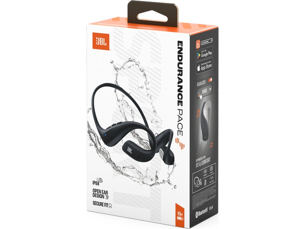 JBL Endurance Pace Trådløse Hodetelefoner, On-Ear (sort/grå) Hodetelefoner