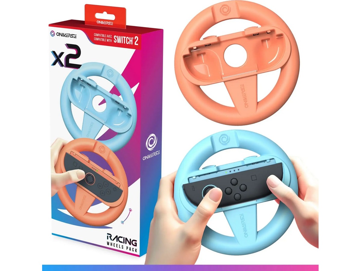 Oniverse Nintendo Switch 2 Joy-con racerratt (oransje/blå) Tilbehør