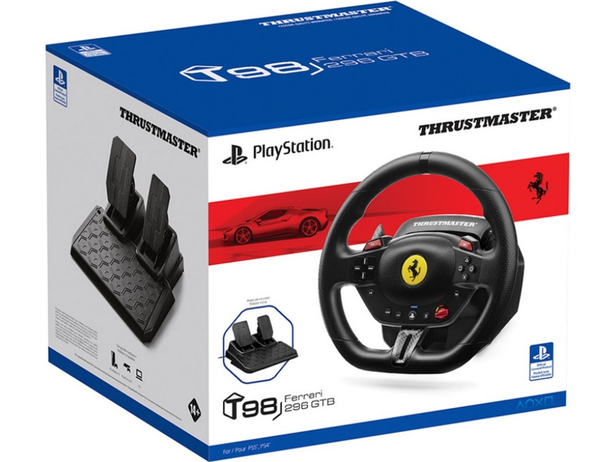 Thrustmaster T98 Ferrari 296 GTB Ratt & pedaler