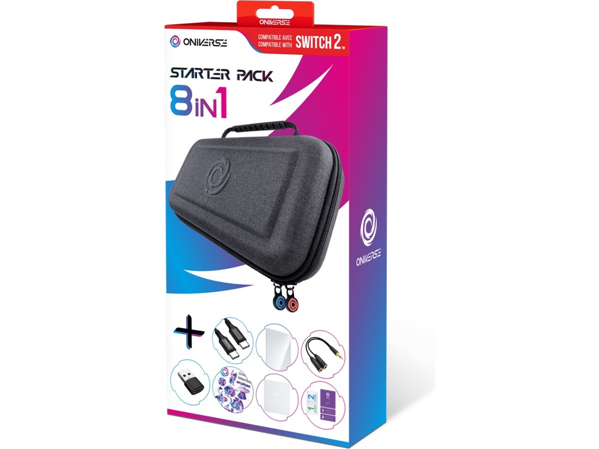Oniverse Nintendo Switch 2 8-i-1 startpakke Tilbehør