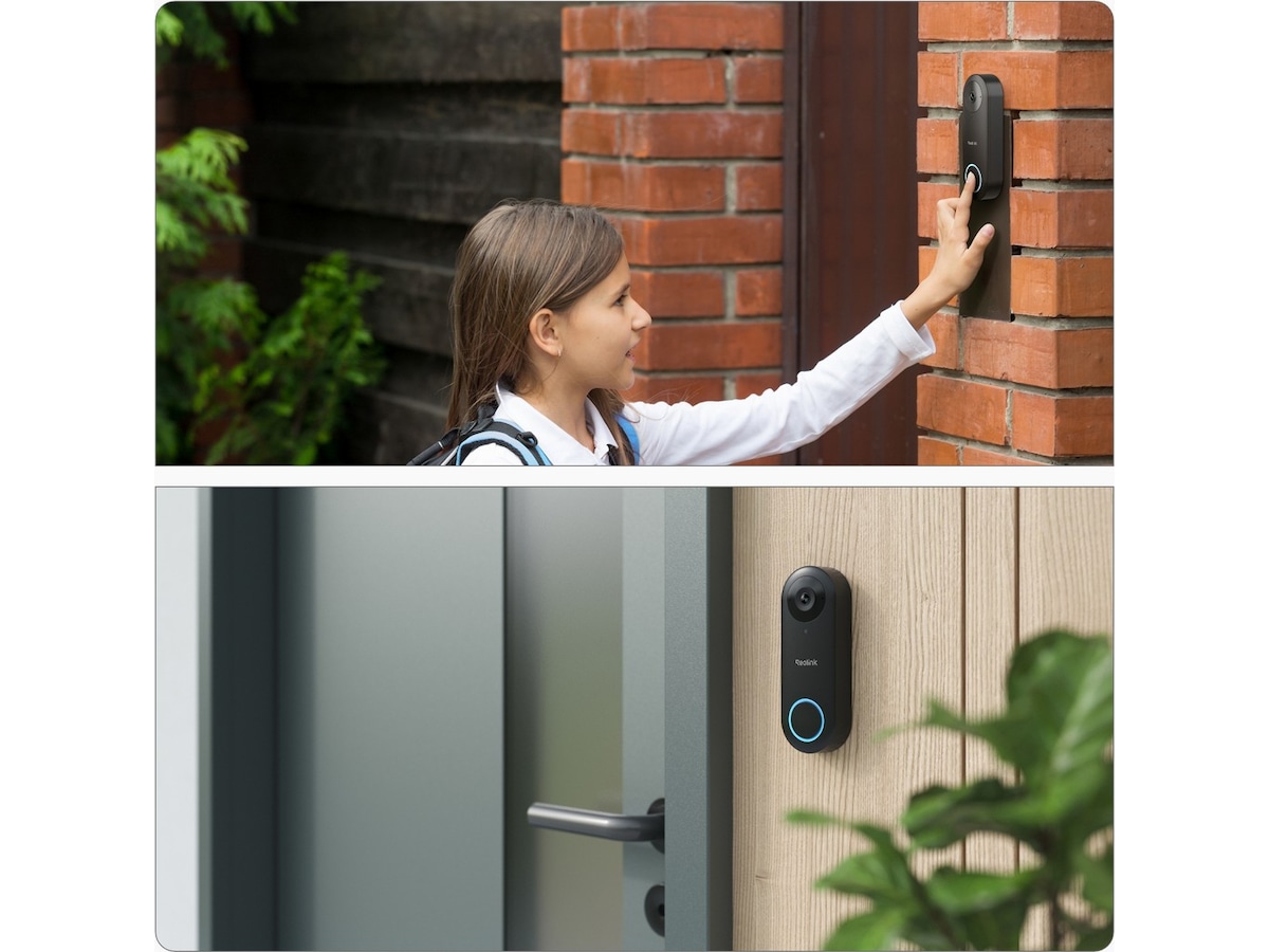 Reolink Video Dørklokke WiFi (svart) Ringeklokker