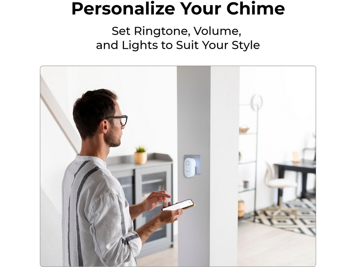 Reolink Video Dørklokke WiFi (svart) Ringeklokker