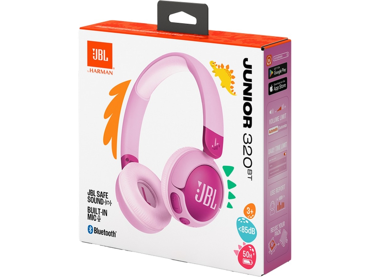 JBL Junior 320BT trådløse hodetelefoner (lilla) Hodetelefoner