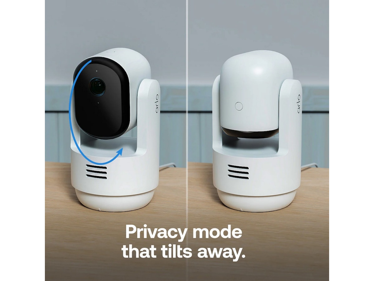 Arlo Essential 3 2K PTZ innendørs overvåkningskamera 2-pack Overvåkningskameraer