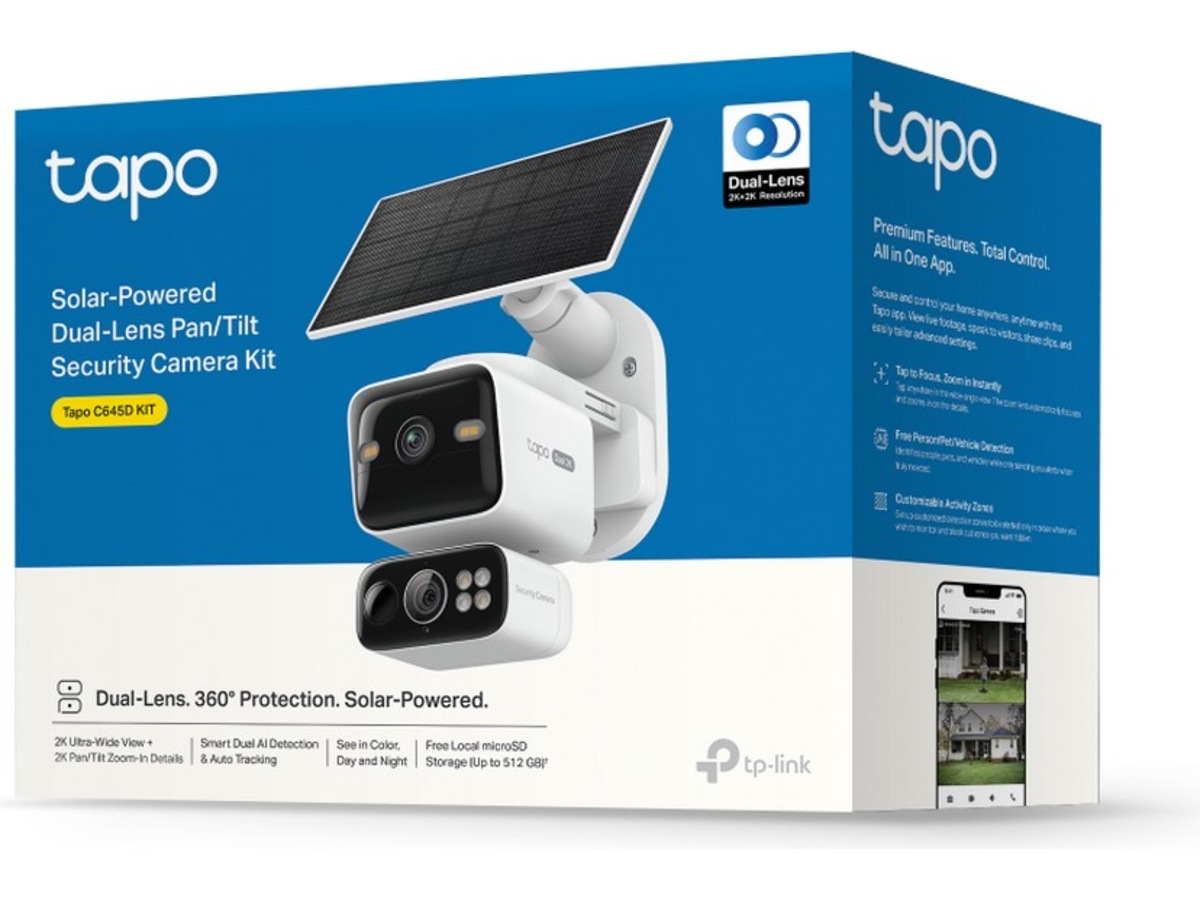 TP-Link Tapo C645D KIT solcelledrevet sikkerhetskamera Overvåkningskameraer