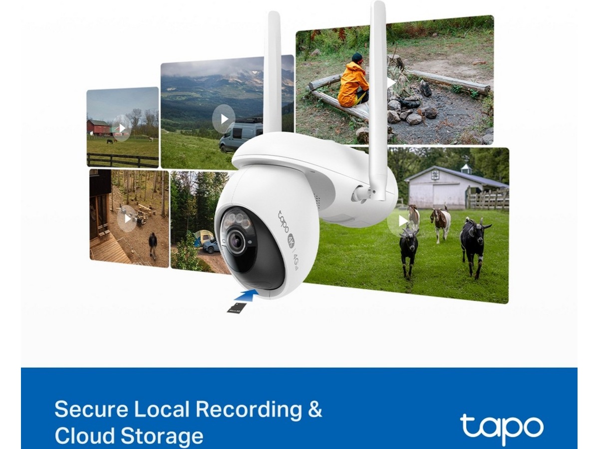 TP-Link Tapo C665G KIT solcelledrevet Wi-Fi/4G sikkerhetskamera Overvåkningskameraer