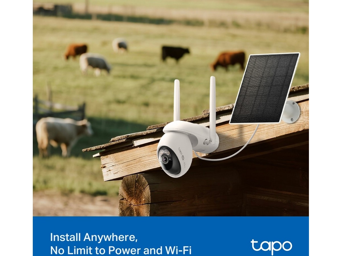 TP-Link Tapo C665G KIT solcelledrevet Wi-Fi/4G sikkerhetskamera Overvåkningskameraer