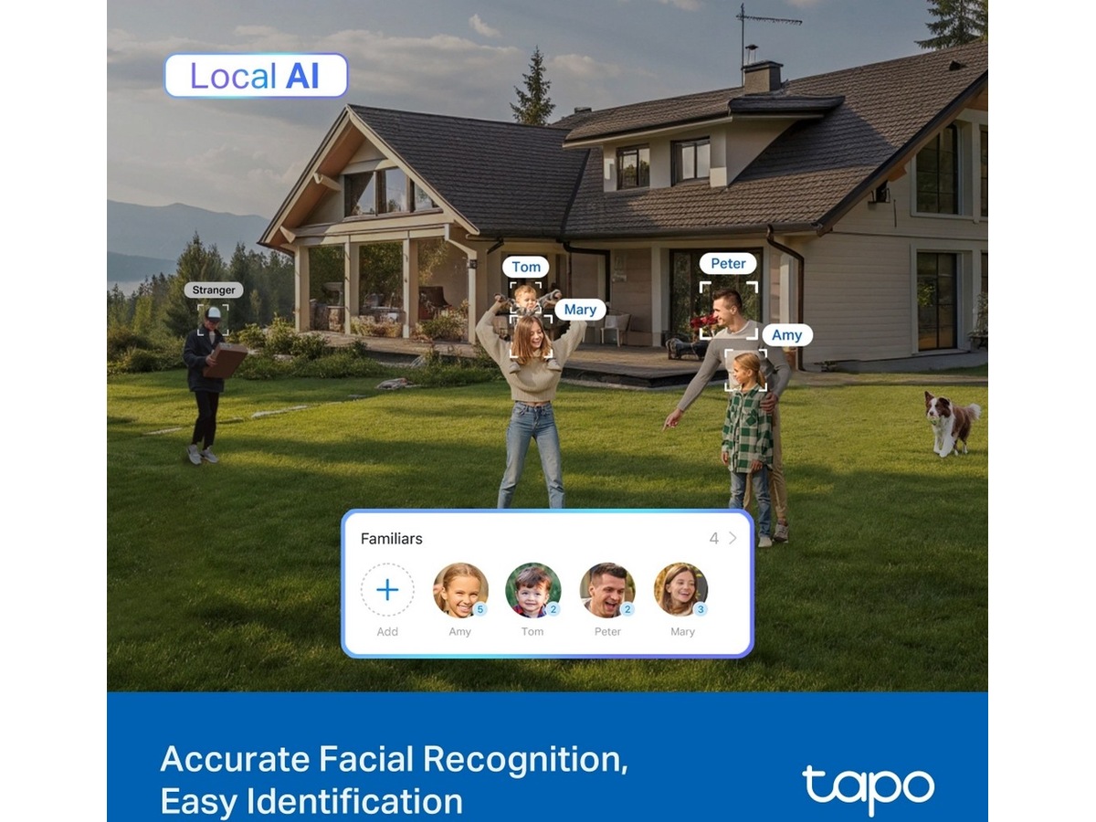 TP-Link Tapo C665G KIT solcelledrevet Wi-Fi/4G sikkerhetskamera Overvåkningskameraer