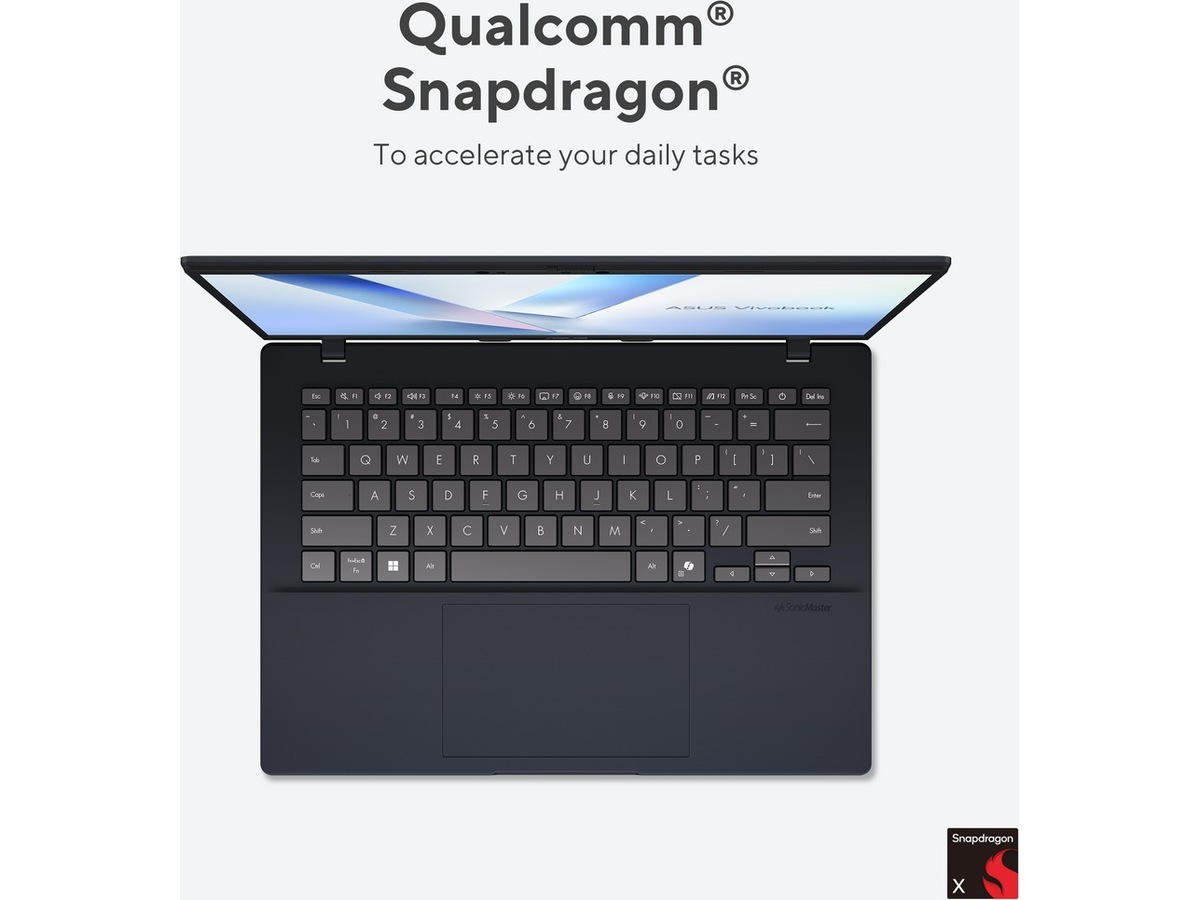 ASUS Vivobook 14" FHD Copilot+ PC (blå) PC - Bærbar / laptop