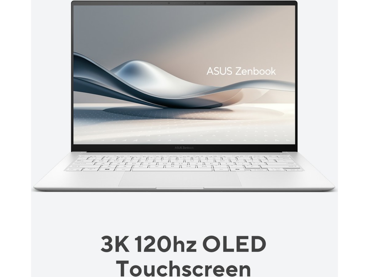ASUS Zenbook S14 UX5406SA 14" 3K OLED (hvit) PC - Bærbar / laptop