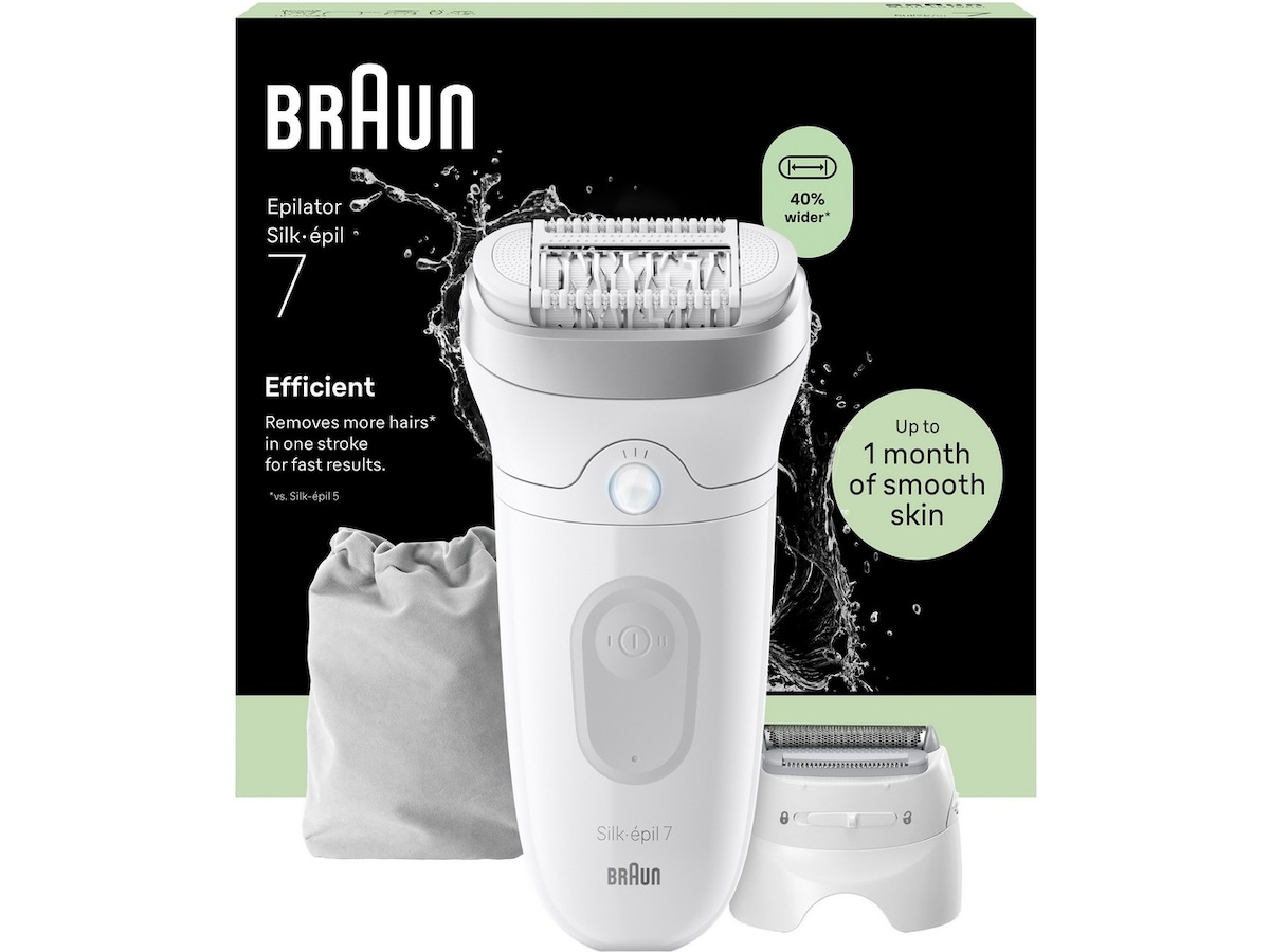 Braun Silk·épil 7 (sølv) Epilator & IPL-hårfjerning