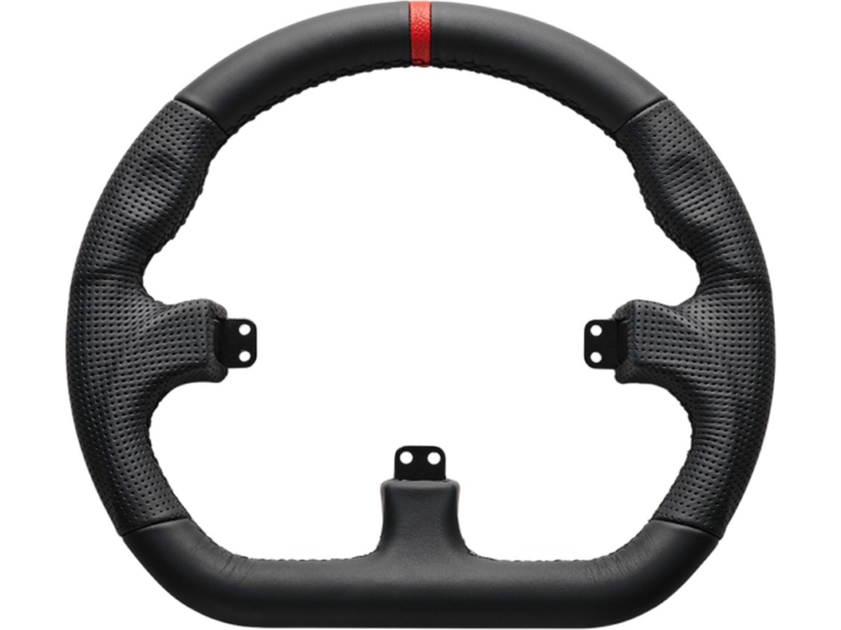 Asetek Closed D sort skinnkant Ratt & pedaler