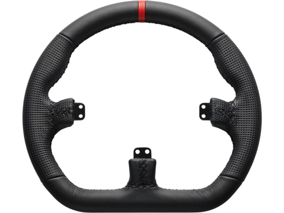 Asetek Closed D sort skinnkant Ratt & pedaler