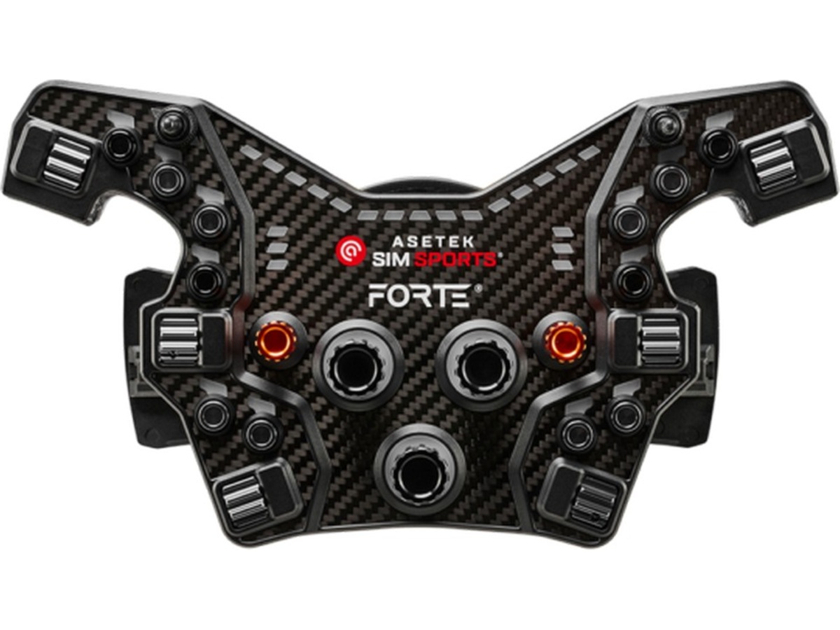 Asetek Forte® Formula Button Box (sort, aluminium) Ratt & pedaler