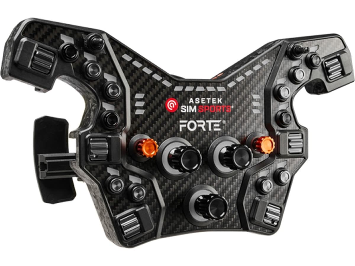 Asetek Forte® Formula Button Box (sort, aluminium) Ratt & pedaler