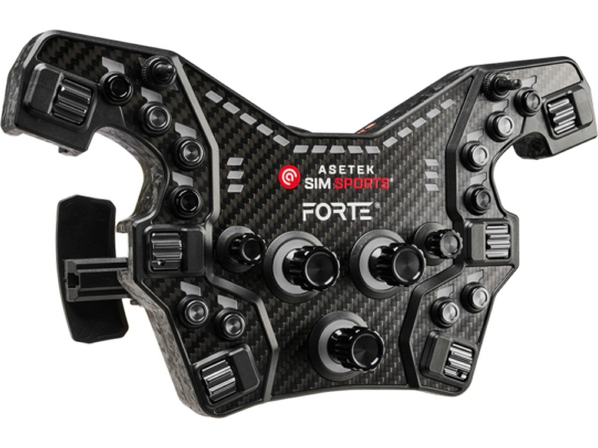 Asetek Forte® Formula Button Box (sort, aluminium) Ratt & pedaler