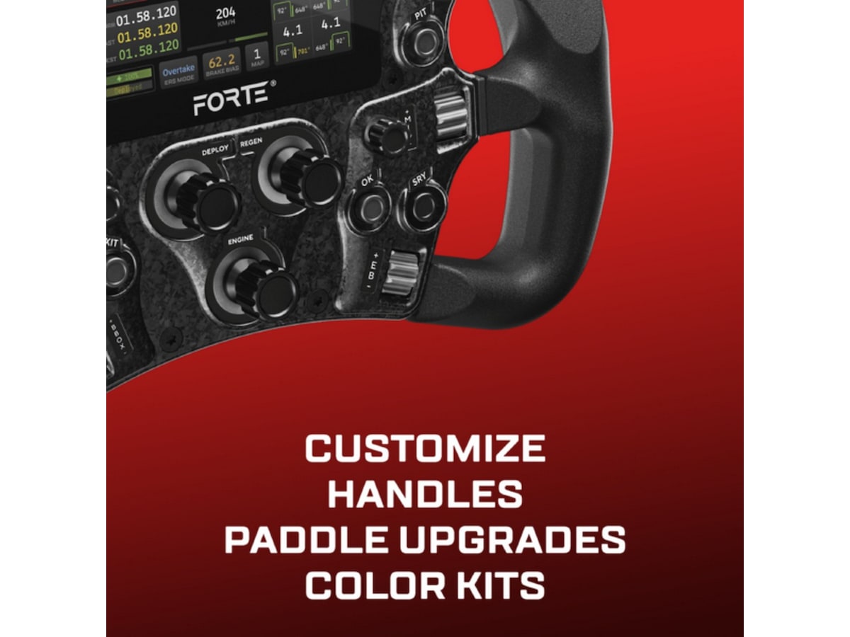 Asetek Forte Formula Pro Steering Wheel Ratt & pedaler