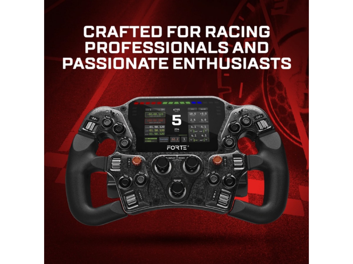 Asetek Forte Formula Pro Steering Wheel Ratt & pedaler
