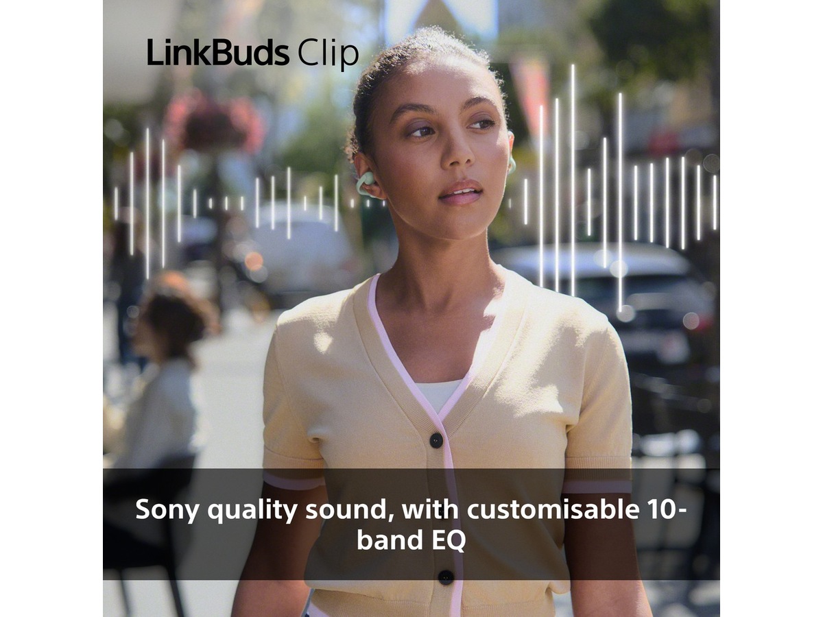 Sony LinkBuds Clip åpne øretelefoner (Lavendel) Hodetelefoner