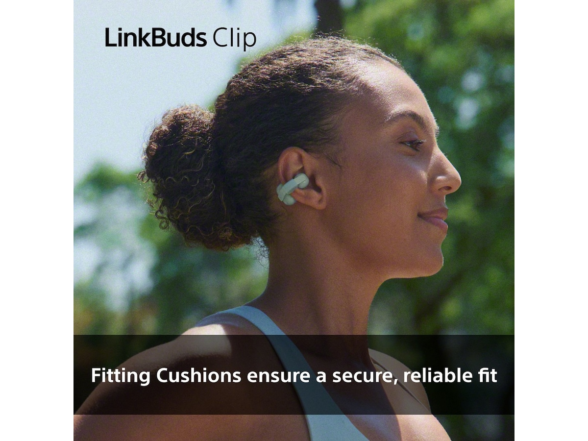 Sony LinkBuds Clip åpne øretelefoner (Lavendel) Hodetelefoner