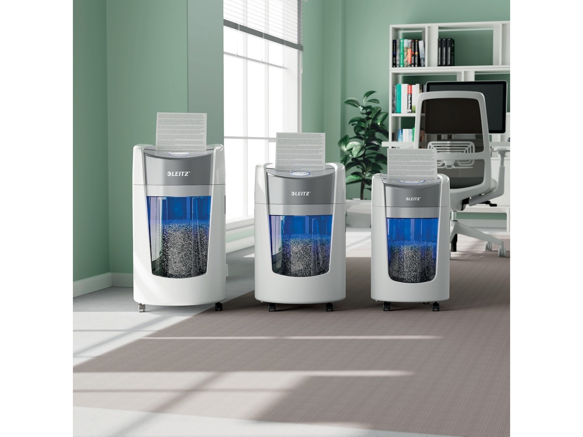 Leitz Makuleringsmaskin IQ OptiMax Home Office 225 Mikrokutt P5 Makuleringsmaskiner