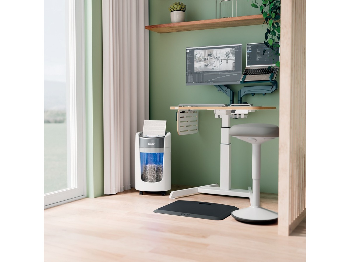 Leitz Makuleringsmaskin IQ OptiMax Home Office 225 Mikrokutt P5 Makuleringsmaskiner