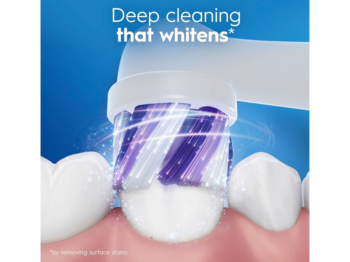 Oral-B iO3 elektrisk tannbørste (hvit) Tannbørstehoder