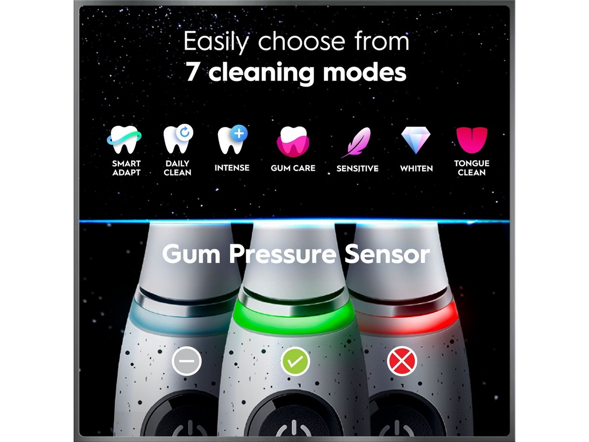 Oral-B iO10 elektrisk tannbørste (hvit) Tannbørstehoder