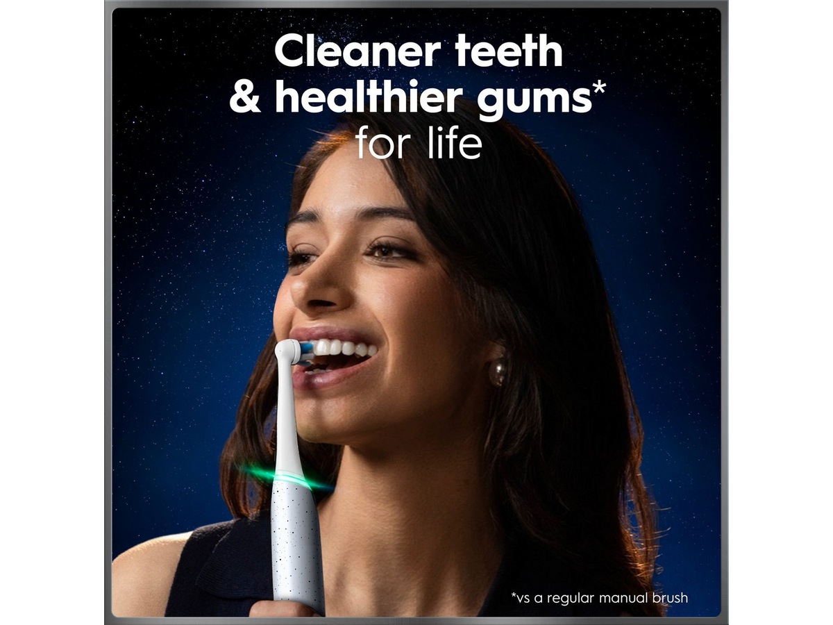 Oral-B iO10 elektrisk tannbørste (hvit) Tannbørstehoder